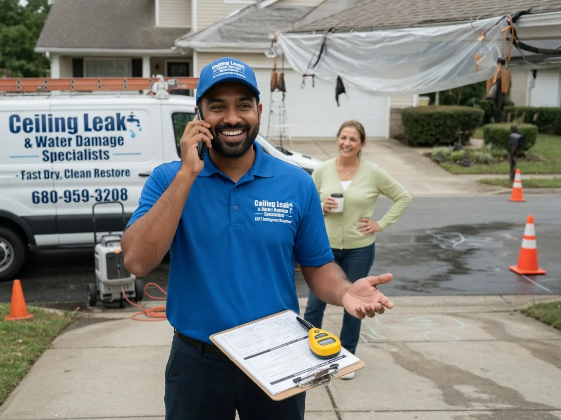 Ceiling Leak Cleanup Mylo, ND FAQs